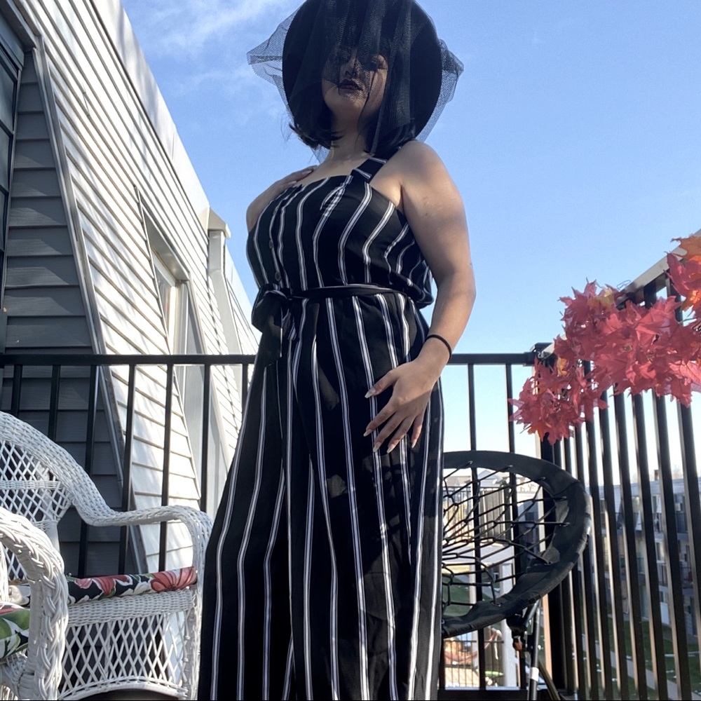 Candies Striped Jumpsuit